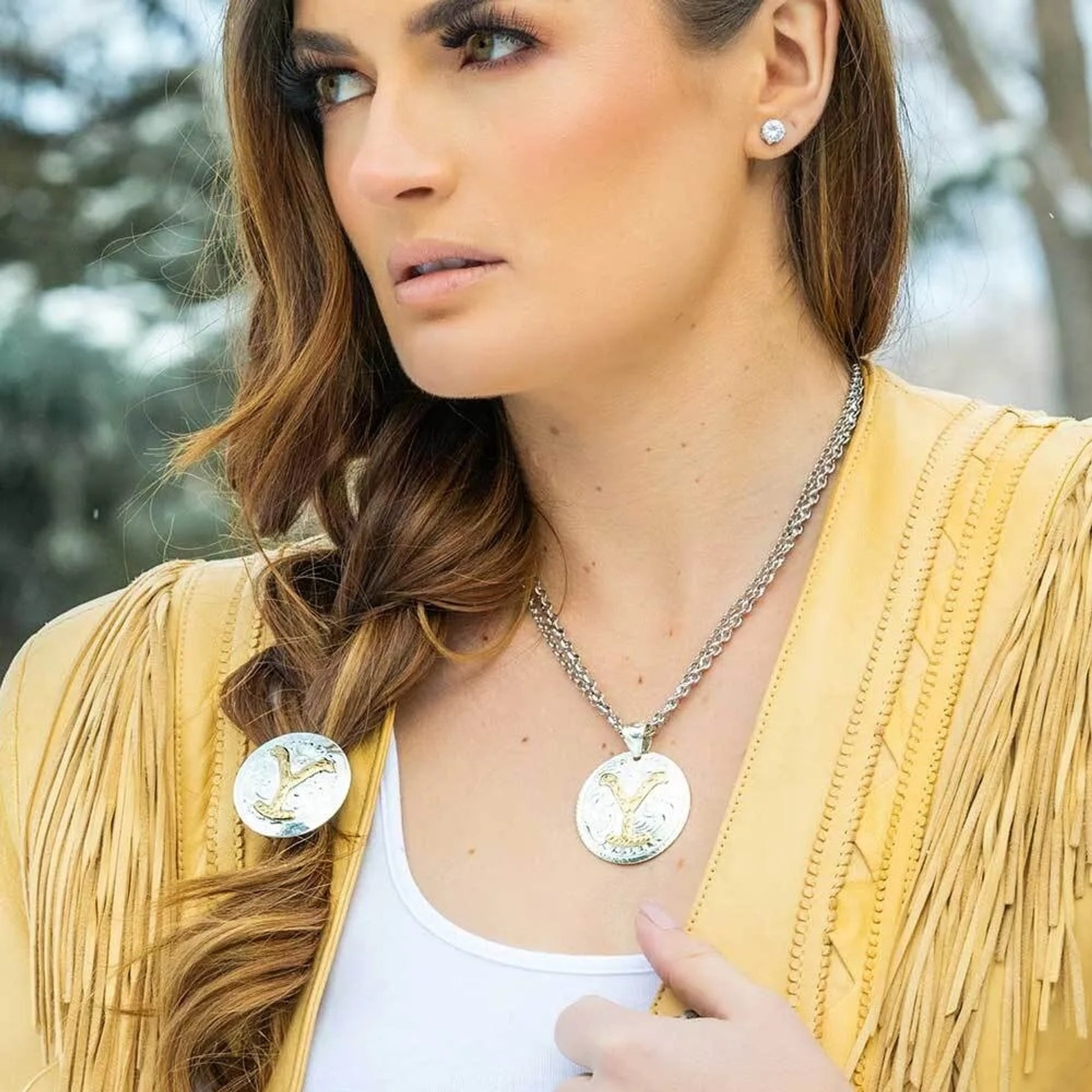 Montana Silversmiths The Dutton Y Yellowstone Necklace