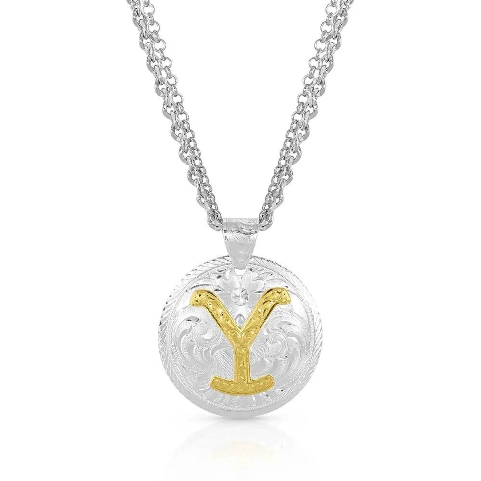 Montana Silversmiths The Dutton Y Yellowstone Necklace