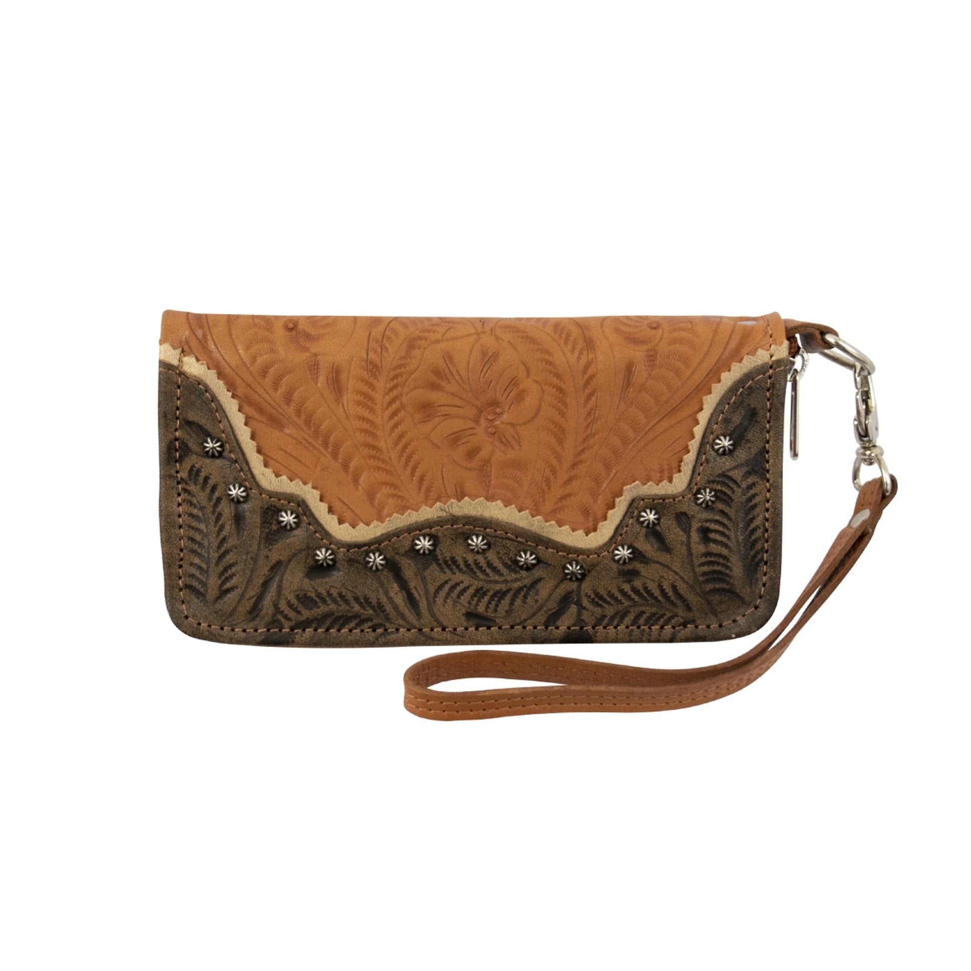 American West Ladies Saddle Ridge Zip-Around Wallet