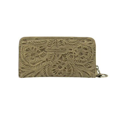 American West Ladies Saddle Ridge Zip-Around Wallet