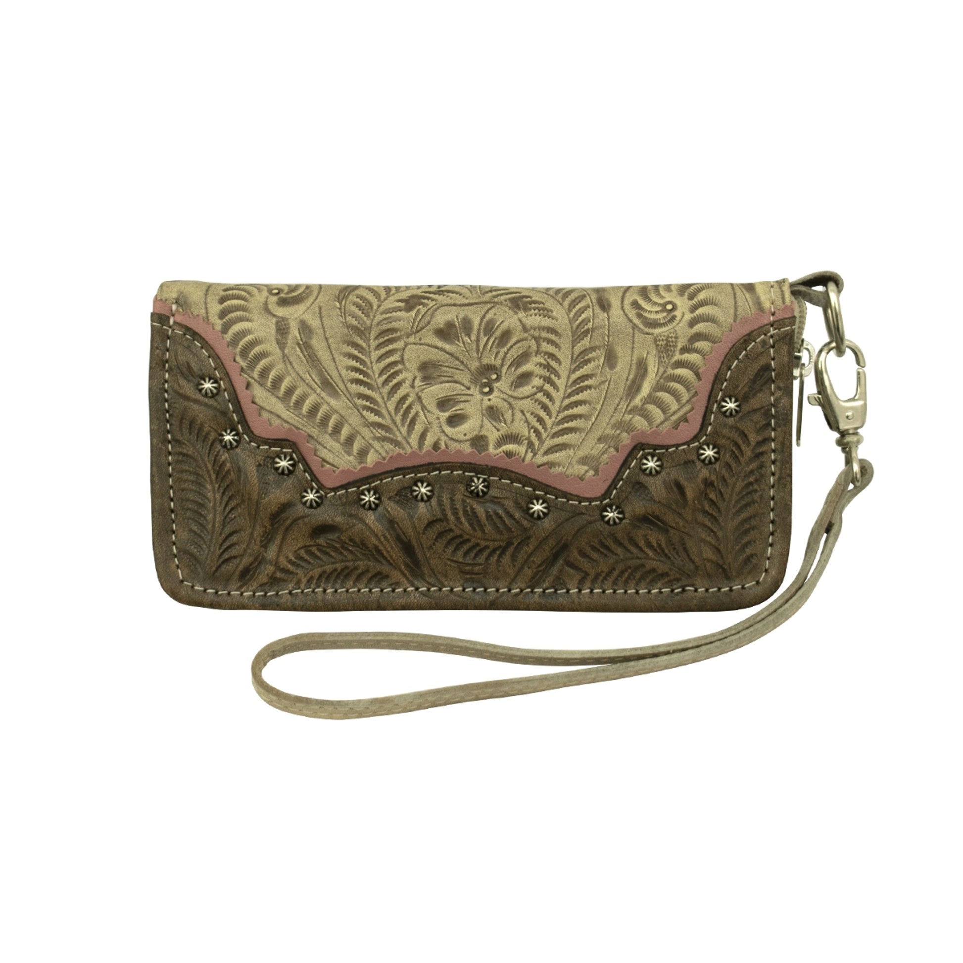 American West Ladies Saddle Ridge Zip-Around Wallet