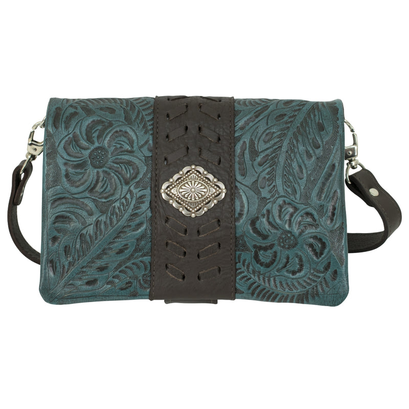 American West Large Grab-And-Go Foldover Crossbody Bag