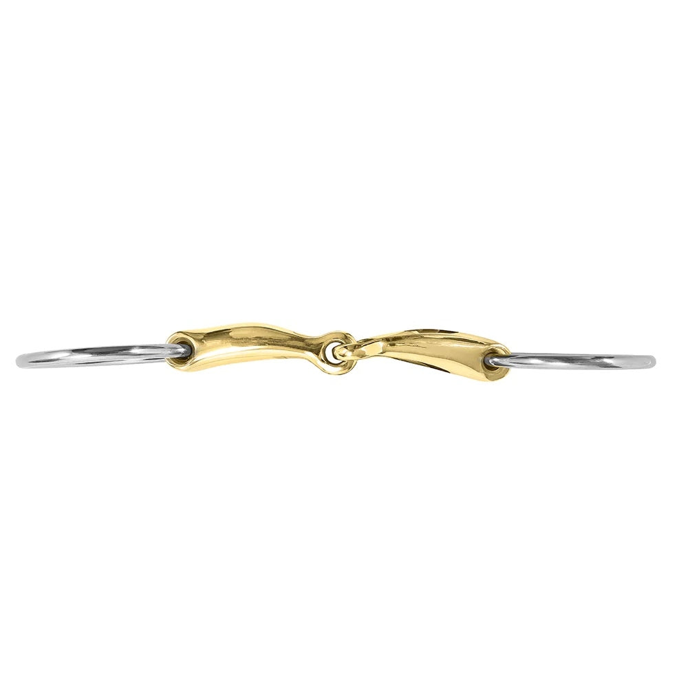 Sanft Curve Mouth Loose Ring Snaffle Bit 18mm