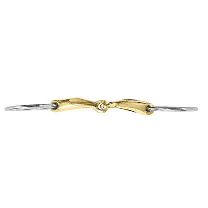 Sanft Curve Mouth Loose Ring Snaffle Bit 18mm