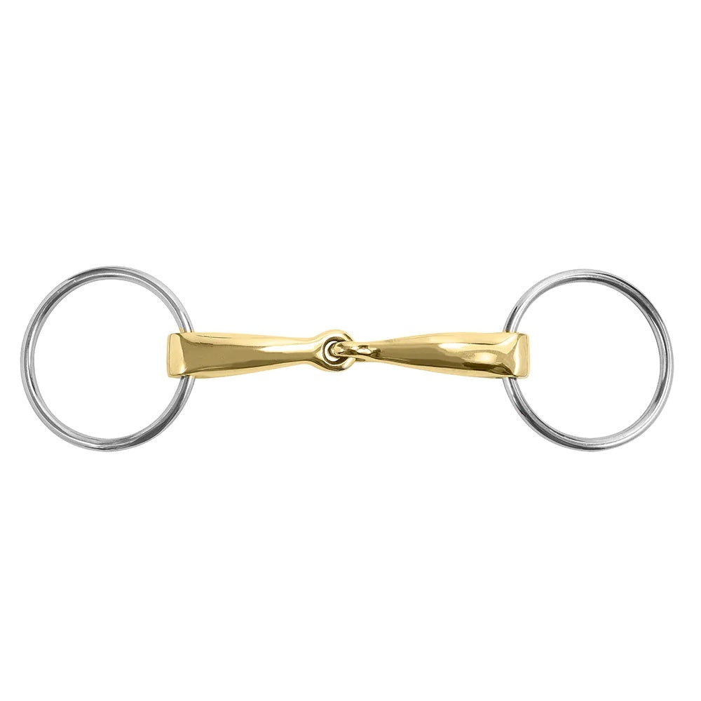 Sanft Curve Mouth Loose Ring Snaffle Bit 18mm