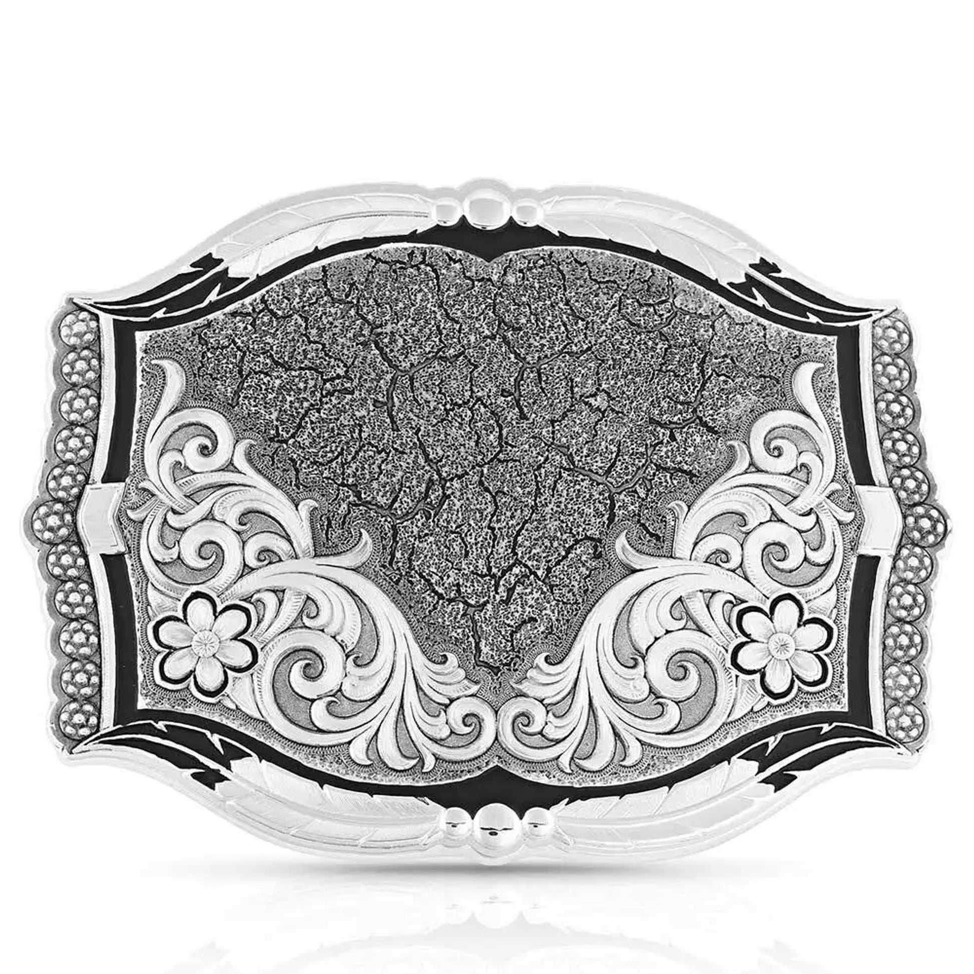 Montana Silversmiths Cracked Earth Monochrome Buckle