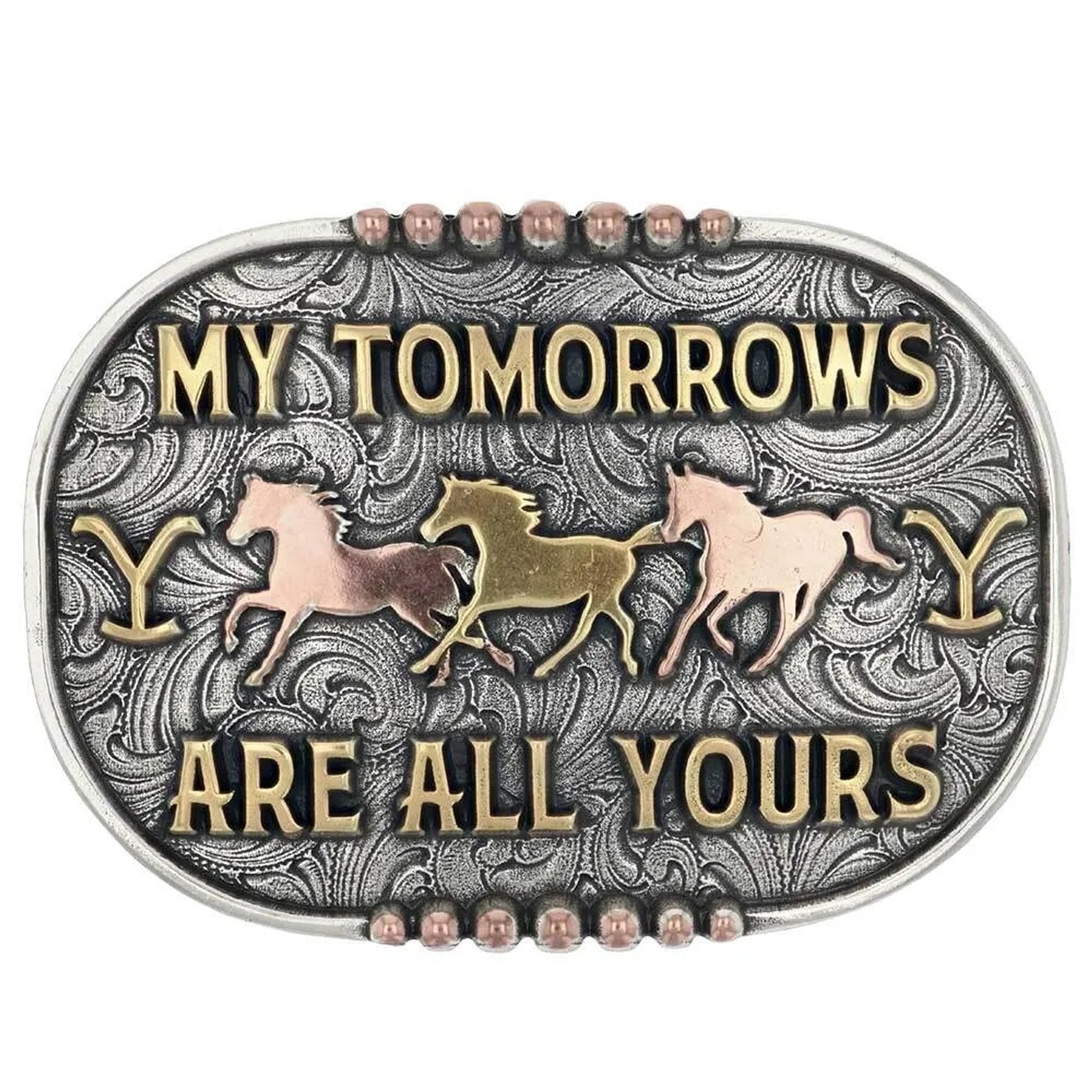 Montana Silversmiths My Tomorrows Yellowstone Attitude Buckle