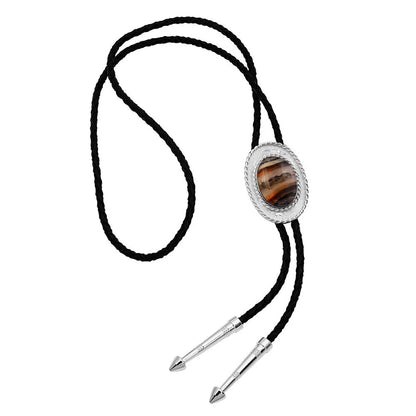 Montana Silversmiths No Two The Same Agate Bolo Tie
