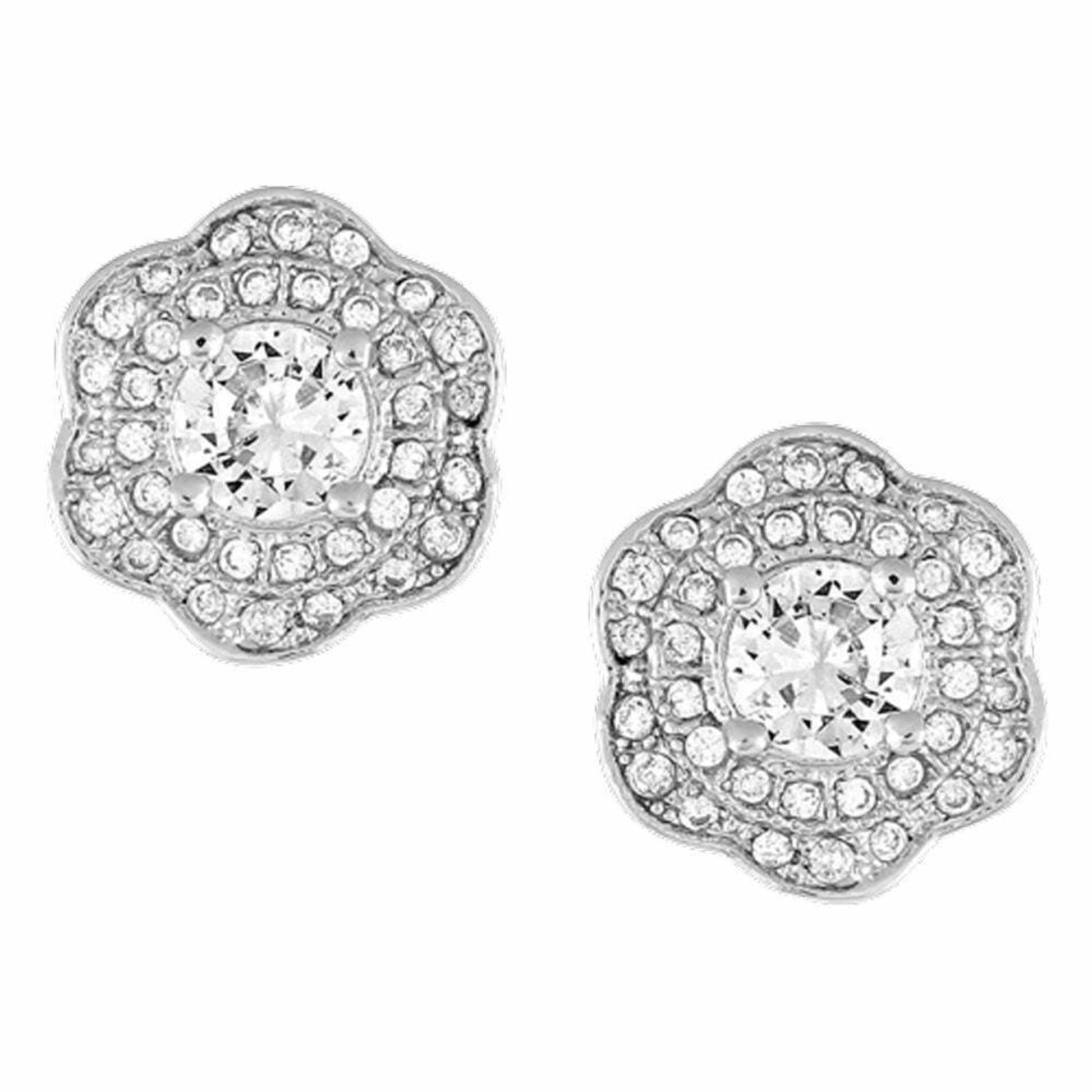 Montana Silversmiths Petals in the Moonlight Crystal Earrings