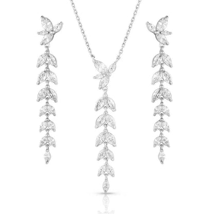 Montana Silversmiths Woodbine Falls Crystal Jewelry Set