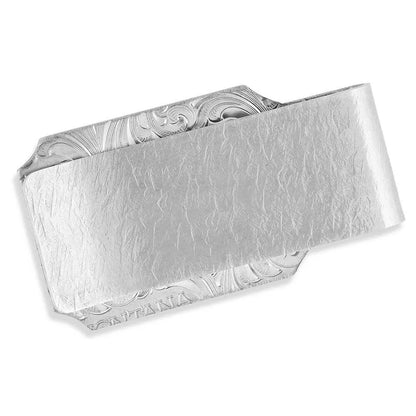 Montana Silversmiths Rippled Infinity Money Clip with Bull Rider