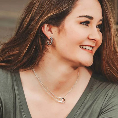 Montana Silversmiths Hooked On Luck Horseshoe Necklace