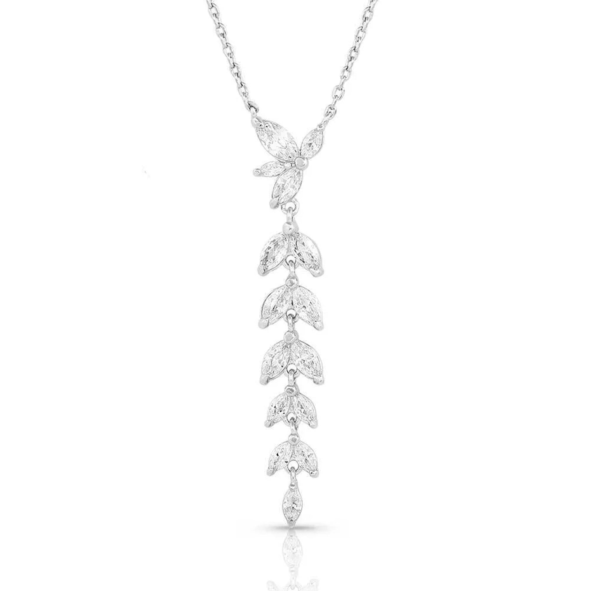 Montana Silversmiths Woodbine Falls Crystal Necklace