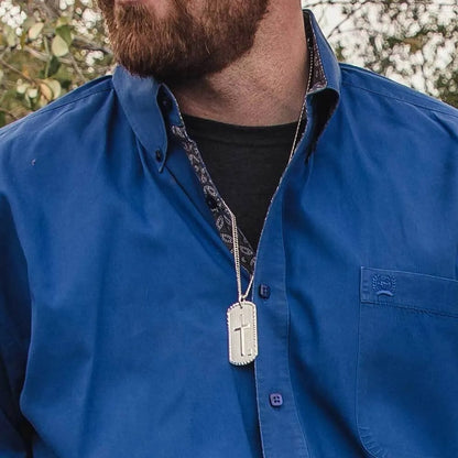 Montana Silversmiths God's Soldier Warrior Collections Dog Tag Necklace