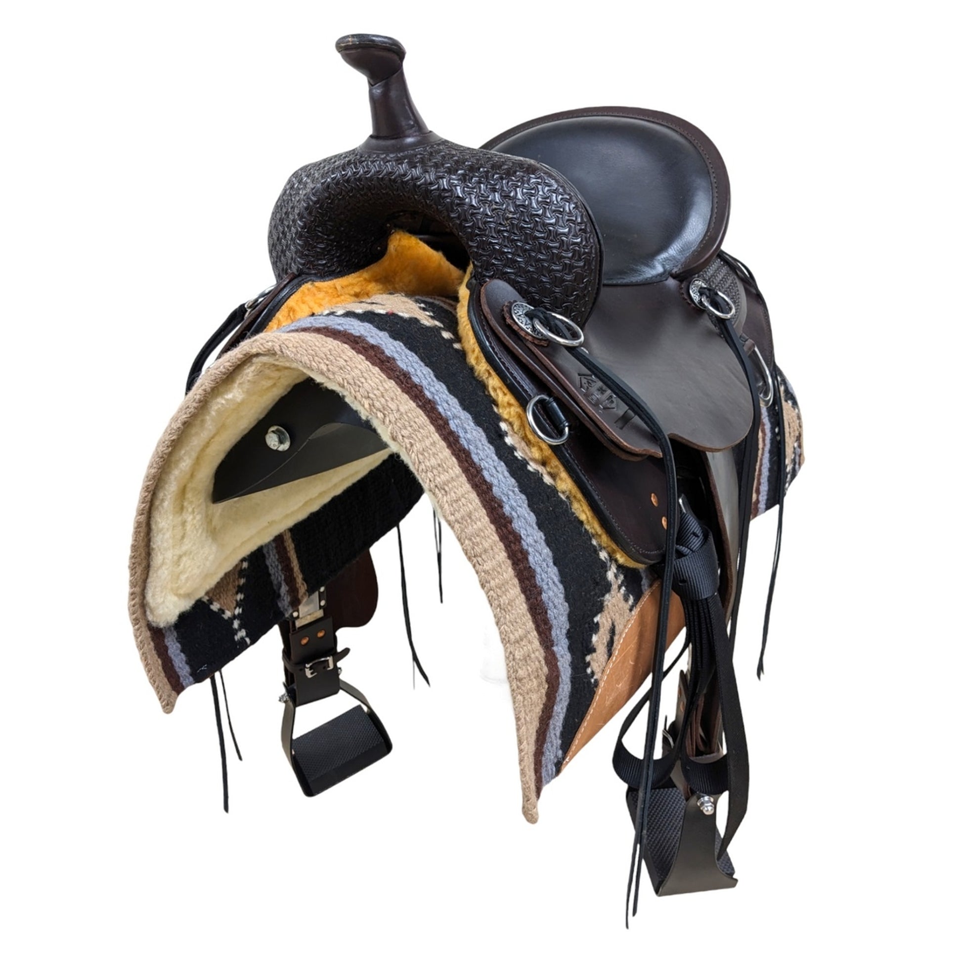 High Horse Sulphur River Round Skirt Trail Saddle
