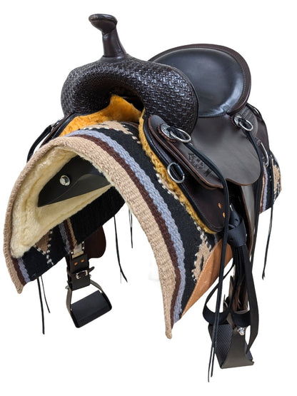 High Horse Sulphur River Round Skirt Trail Saddle