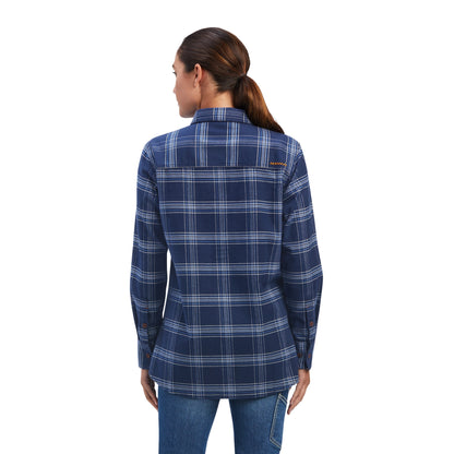 Ariat Ladies Rebar Flannel DuraStretch Work Shirt