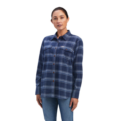Ariat Ladies Rebar Flannel DuraStretch Work Shirt