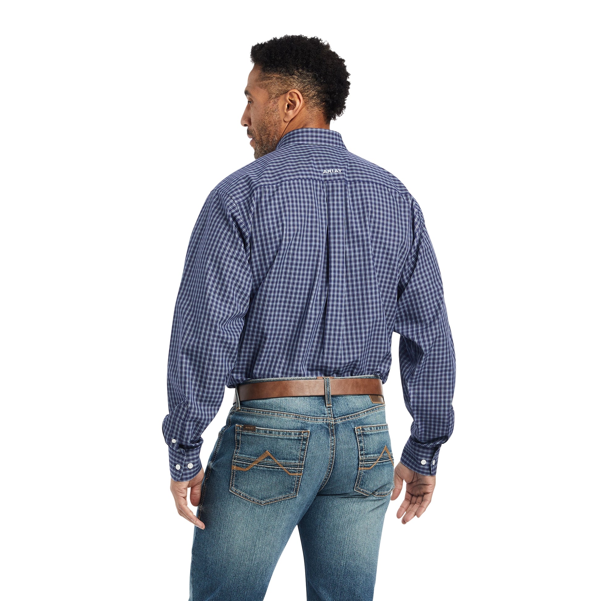 Ariat Mens Wrinkle Free Immanuel Fitted Shirt