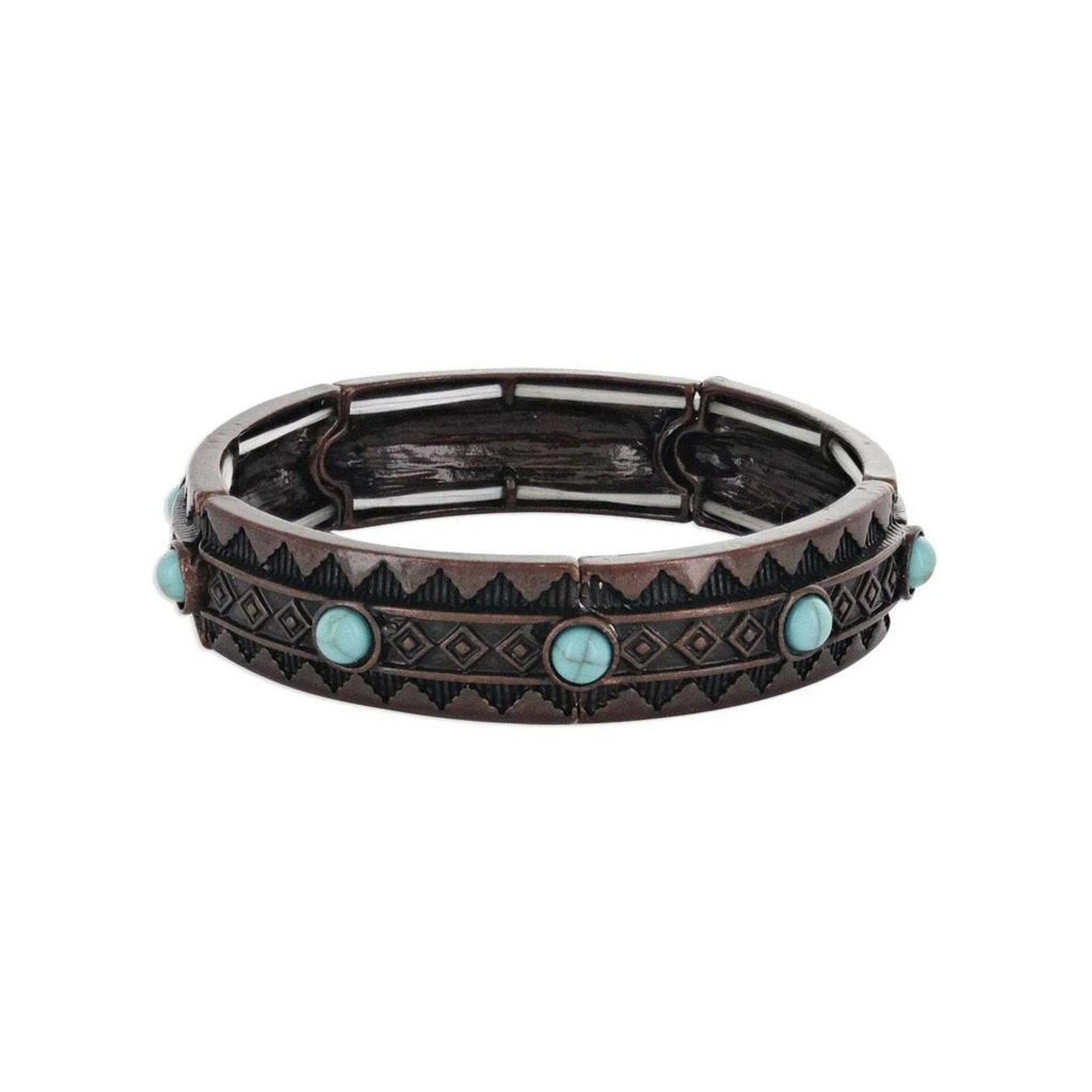 Montana Silversmiths Rumbling Earth Mineral Attitude Bracelet