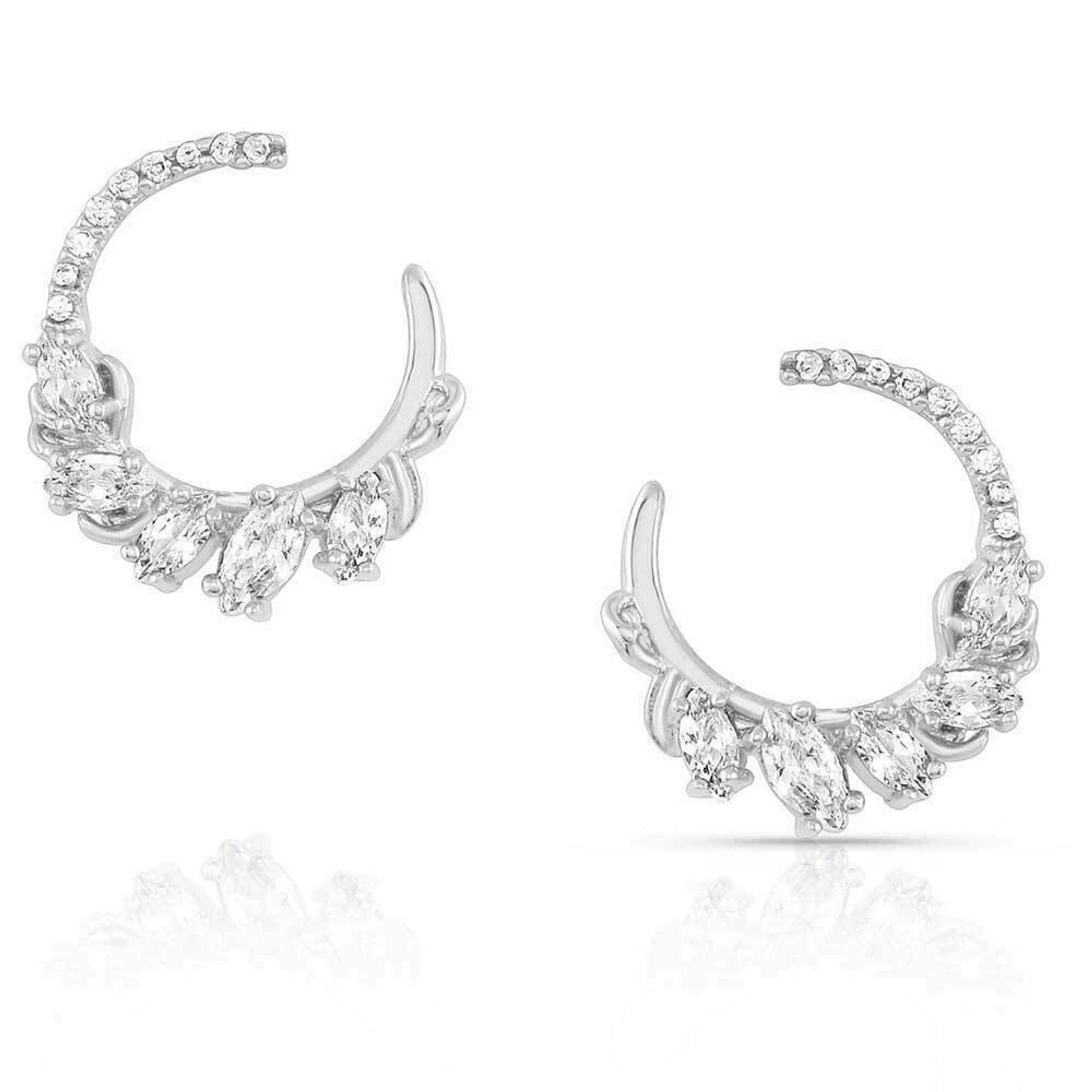 Montana Silversmiths Ice Wreath Petite Round Earrings