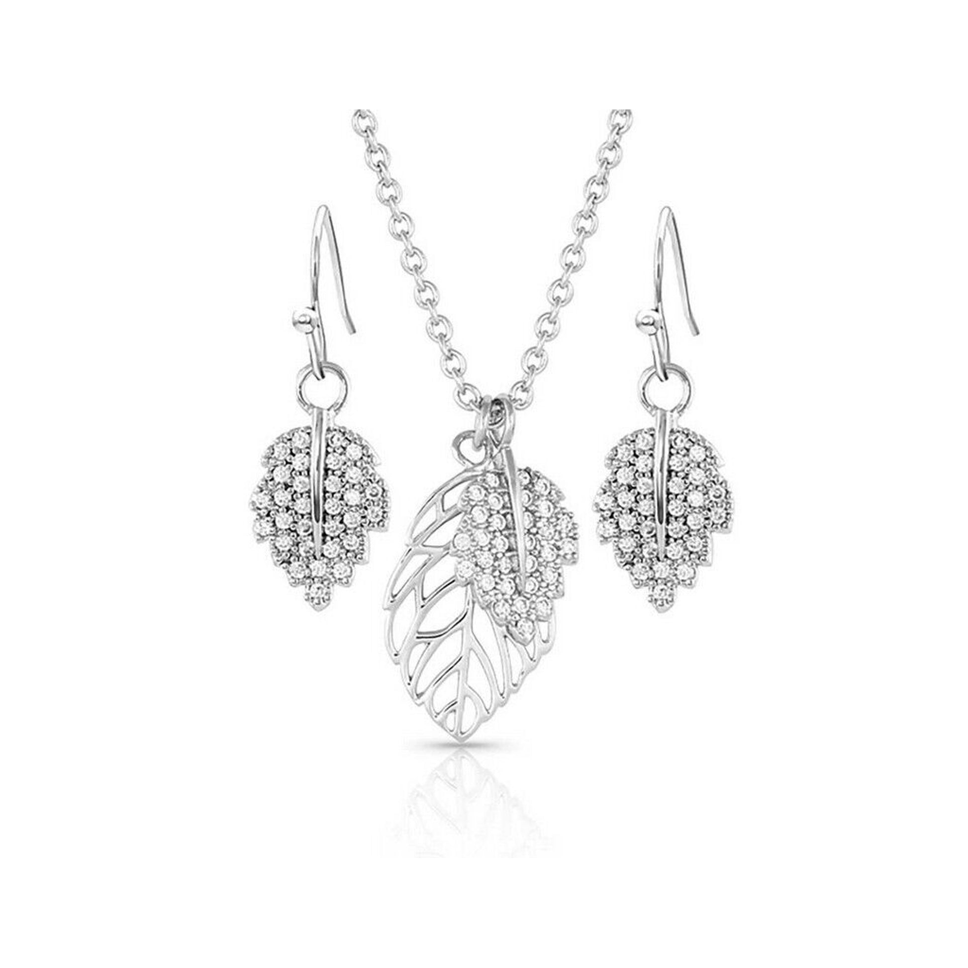 Montana Silversmiths New Growth Silver Jewelry Set