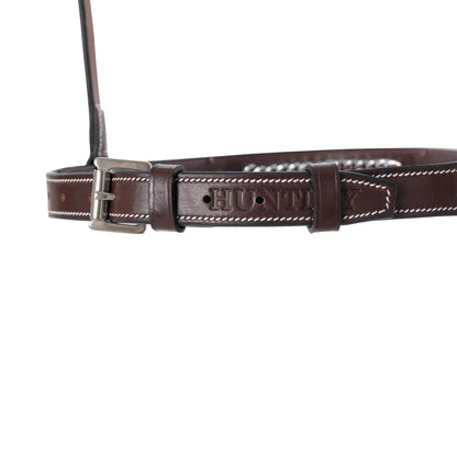 Huntley Equestrian Fancy Stitched Chain Noseband