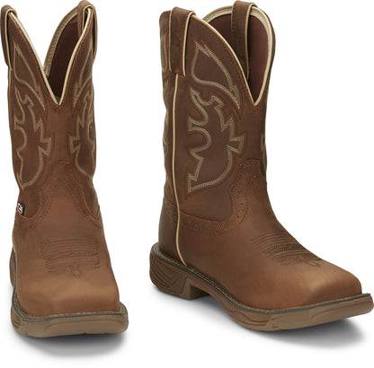 Justin Mens Rush 11" Waterproof Boots