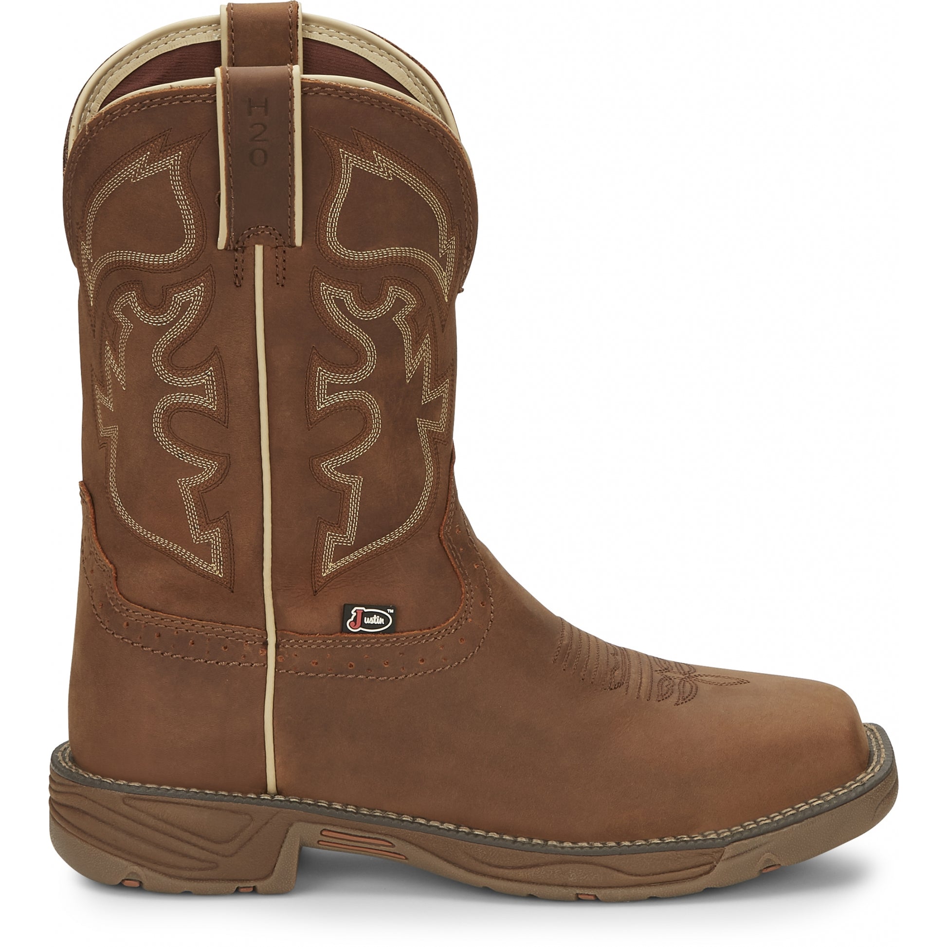 Justin Mens Rush 11" Waterproof Boots