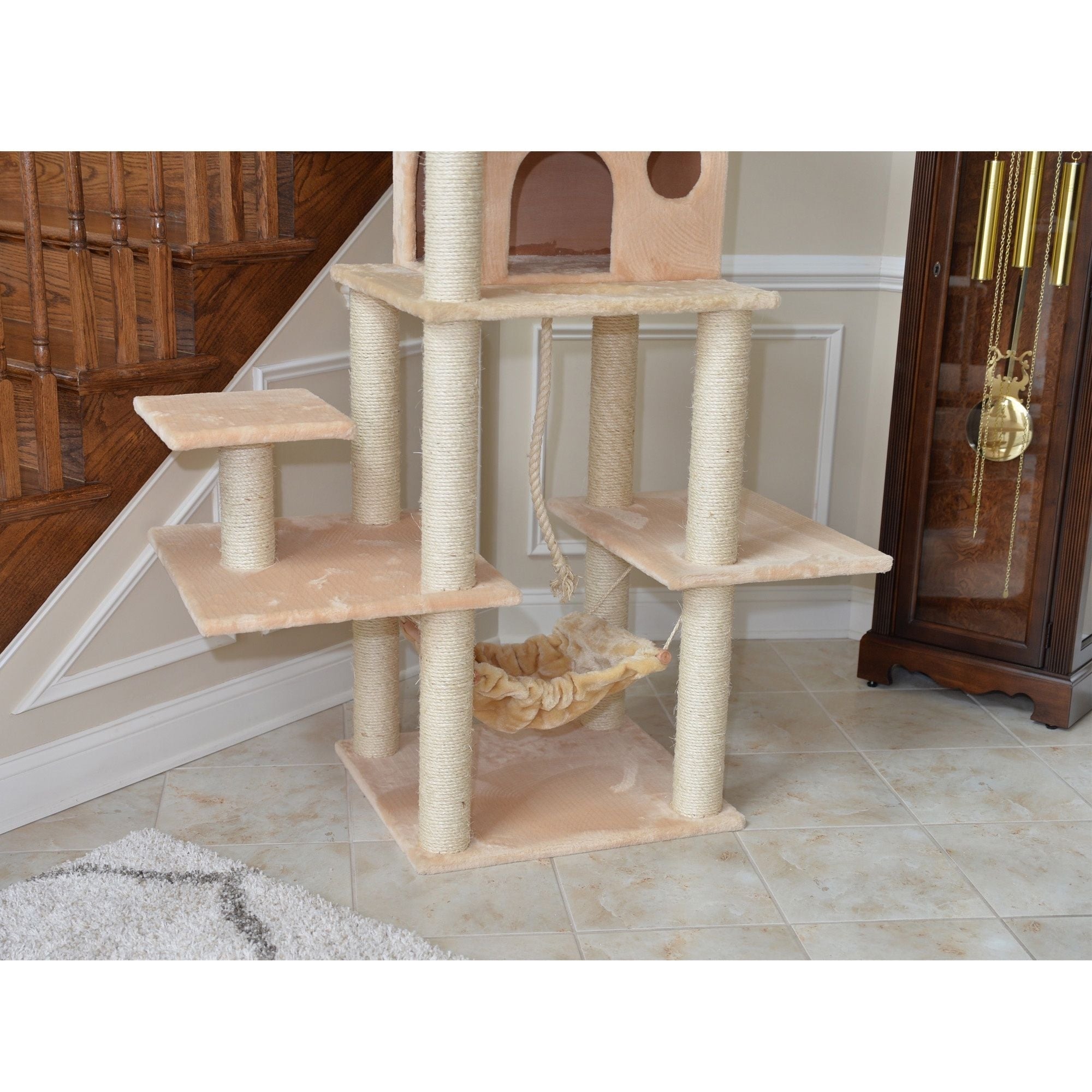 Armarkat Classic Real Wood Cat Tree 72in Beige