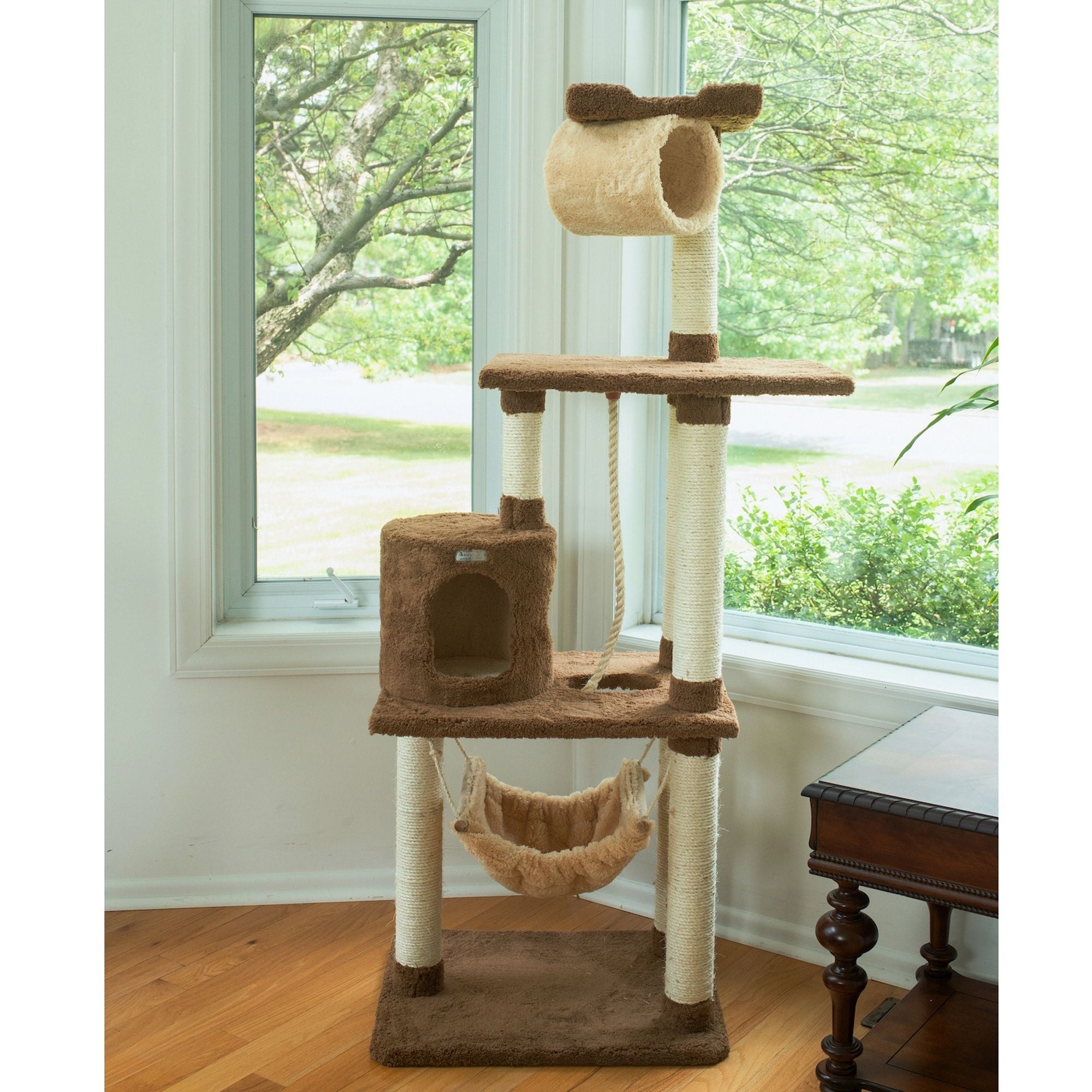 Armarkat Real Wood Cat Tree Model X7001 70in Tan