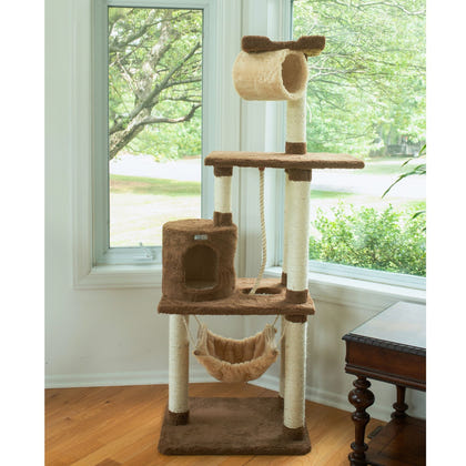 Armarkat Real Wood Cat Tree Model X7001 70in Tan