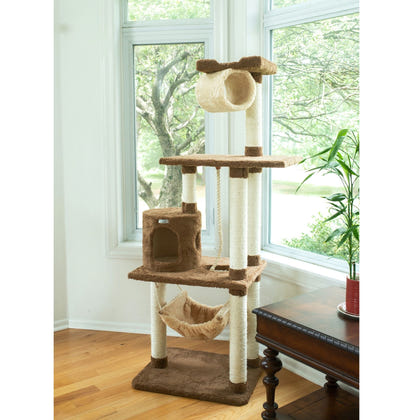 Armarkat Real Wood Cat Tree Model X7001 70in Tan