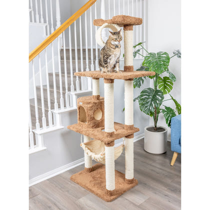 Armarkat Real Wood Cat Tree Model X7001 70in Tan