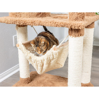 Armarkat Real Wood Cat Tree Model X7001 70in Tan