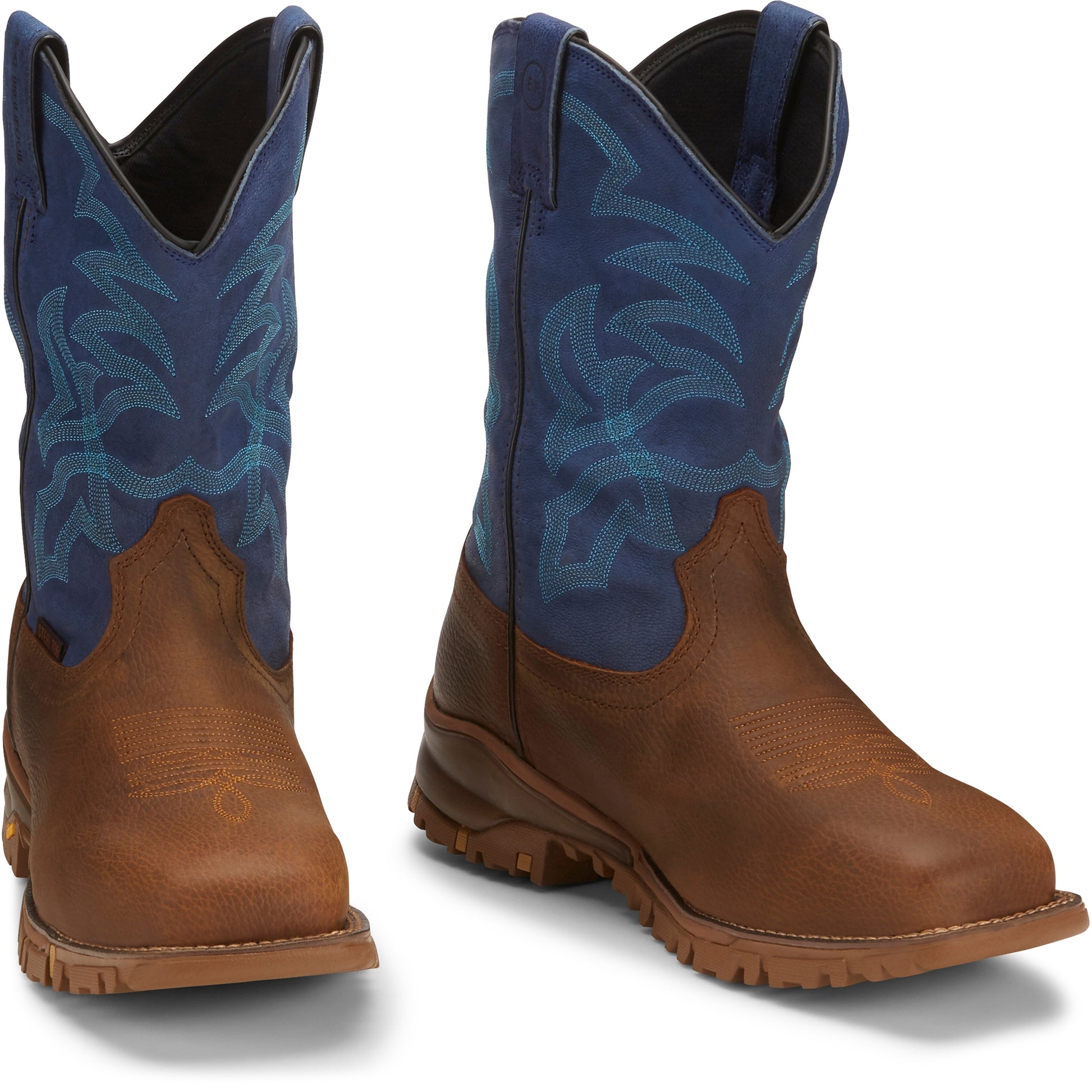 Tony Lama Mens Roustabout 11" Steel Toe Waterproof Work Boots