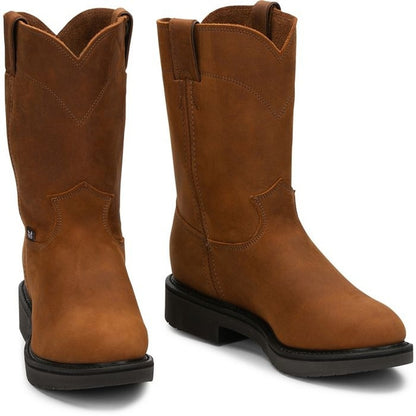 Justin Mens Conductor 10" Work Boots
