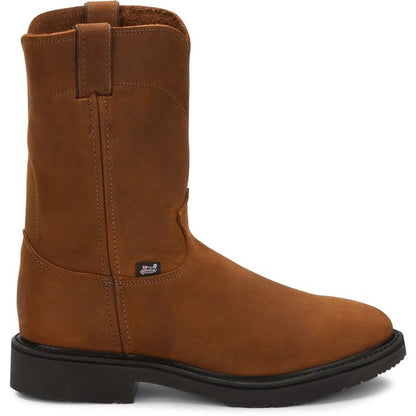 Justin Mens Conductor 10" Work Boots
