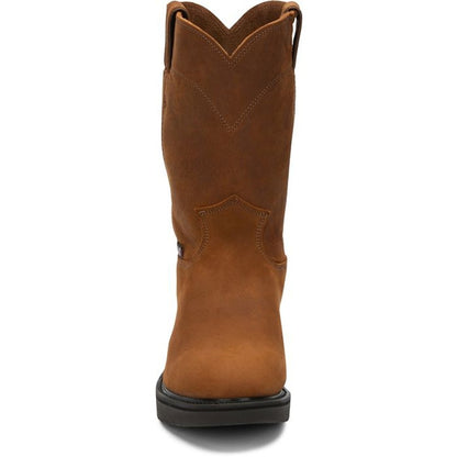 Justin Mens Conductor 10" Work Boots