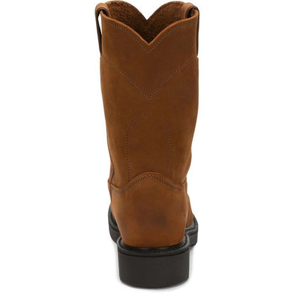 Justin Mens Conductor 10" Work Boots