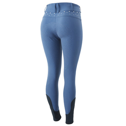Horze Ladies High Waist Full Seat Breeches with Crystals