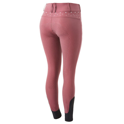 Horze Ladies High Waist Full Seat Breeches with Crystals