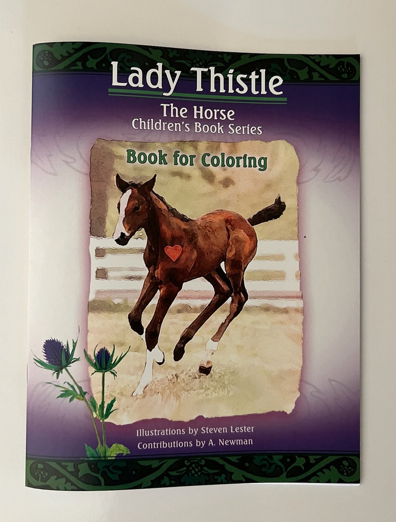 Lady Thistle Coloring Book