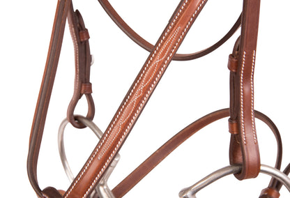 Huntley Sedgwick Fancy Stitched Figure 8 Noseband