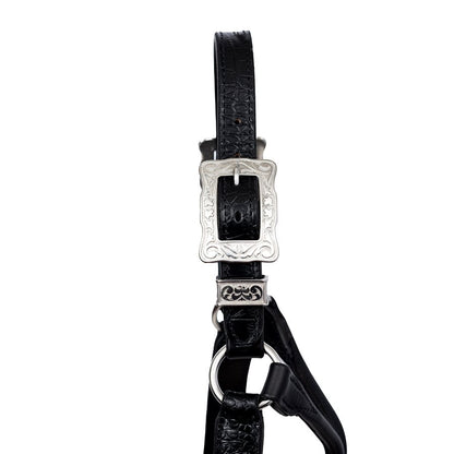 Perri's 1" Buckles/Keepers for Croc Embossed Show Halter