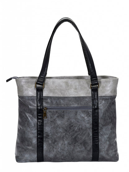 AWST Int'l Colorblock Snaffle Bit Laptop Tote
