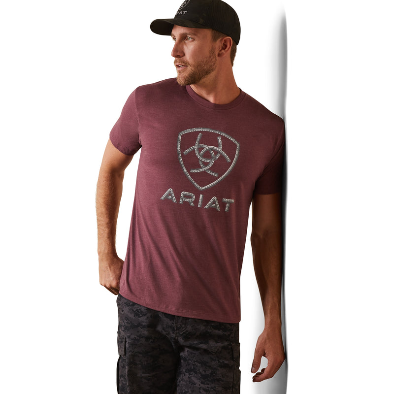 Ariat Mens Steel Bar Logo T-Shirt