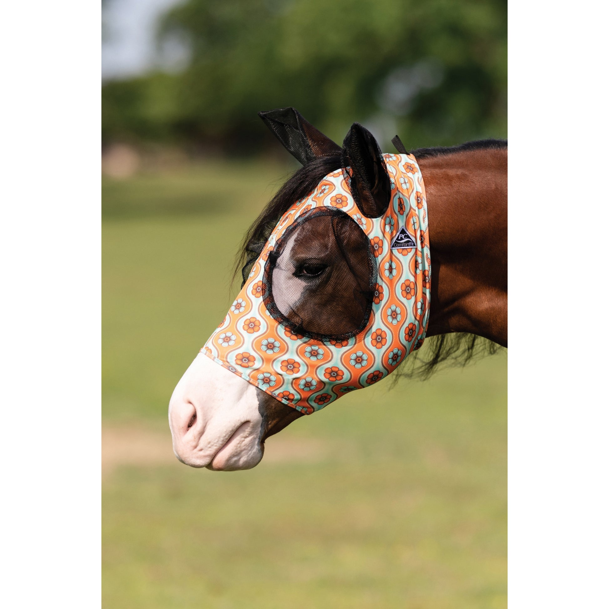 Professionals Choice Comfort Fit Lycra Fly Mask Po