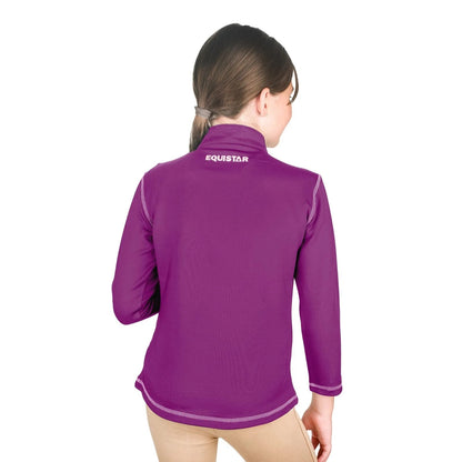 EquiStar Kids 1/2 Zip Riding Fleece Top