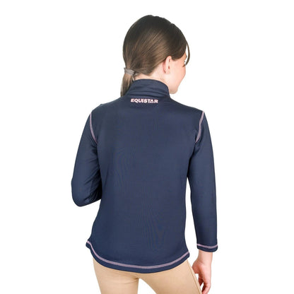 EquiStar Kids 1/2 Zip Riding Fleece Top